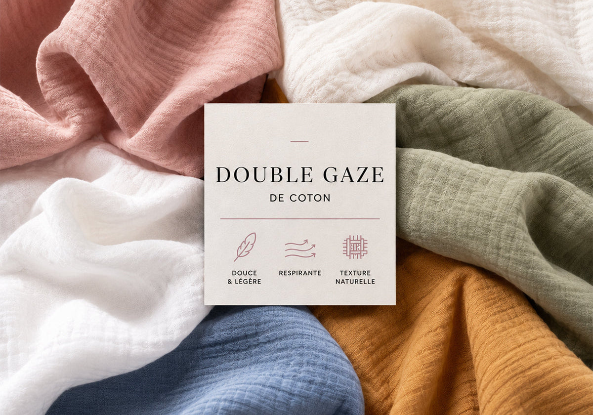 Tissu Double Gaze