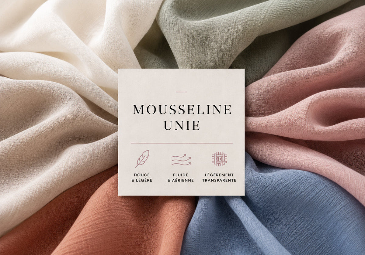Tissu Mousseline