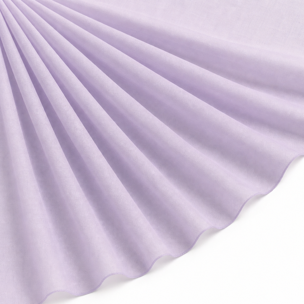 Tissu Mousseline Unie Parme