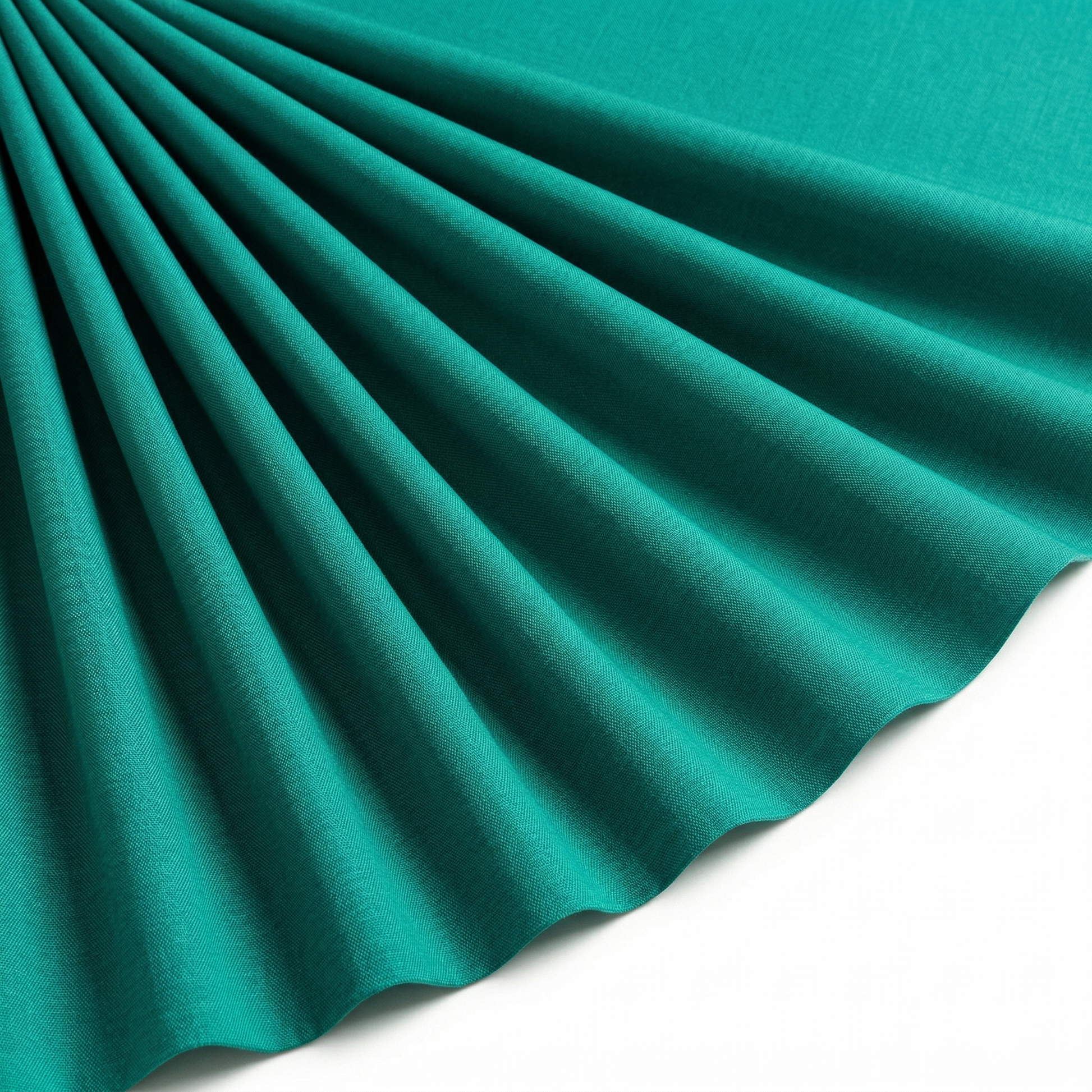 Tissu Toile Polycoton Largeur 240cm Uni Vert émeraude
