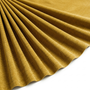 Tissu Velours côtes fines Uni Jaune Safran