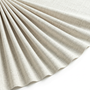 Tissu Voile de Lin Mélangé Chiné Blanc cassé
