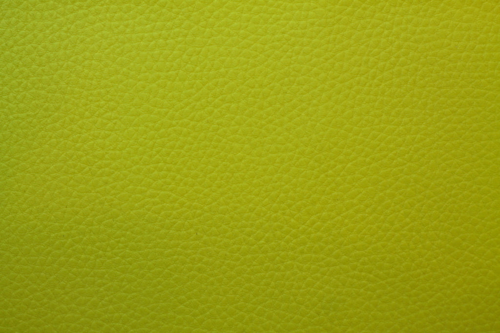 Tissu Simili Cuir Skaï Uni Vert Anis