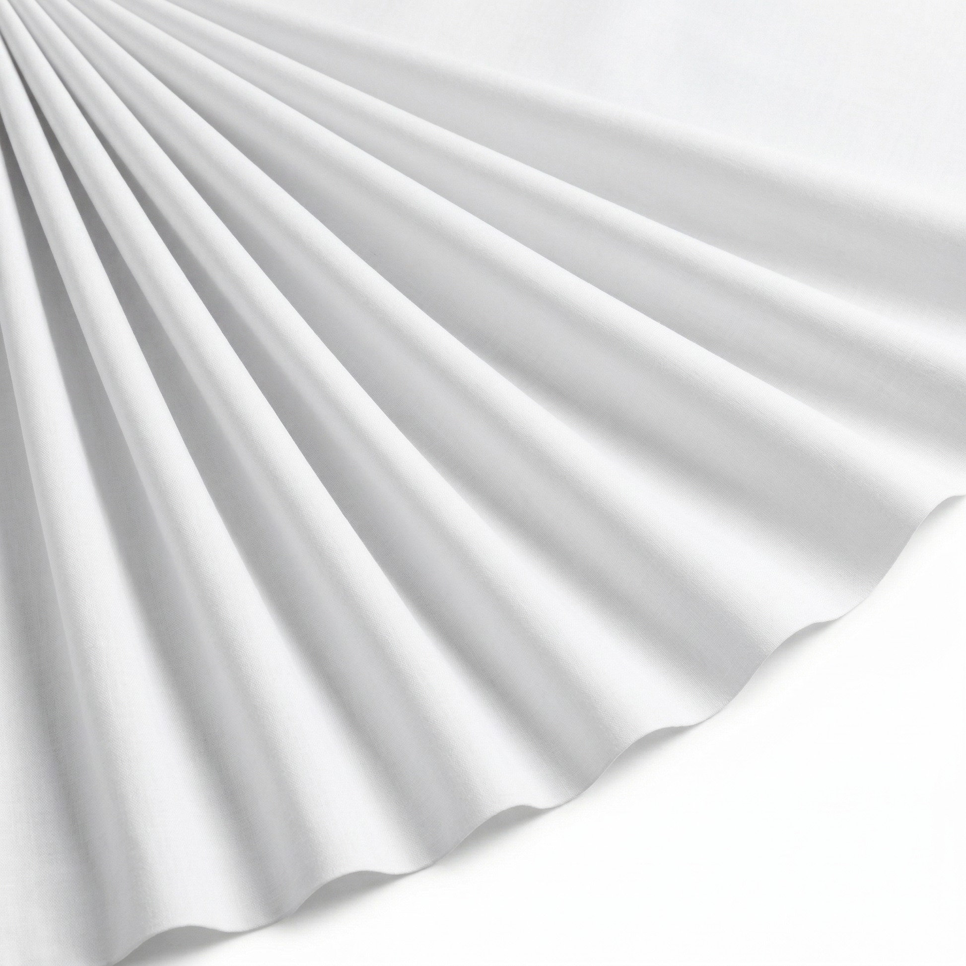 Tissu Toile Polycoton Largeur 240cm Uni Blanc