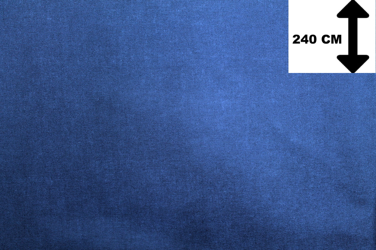 Tissu Toile Polycoton Largeur 240cm Uni Bleu roi