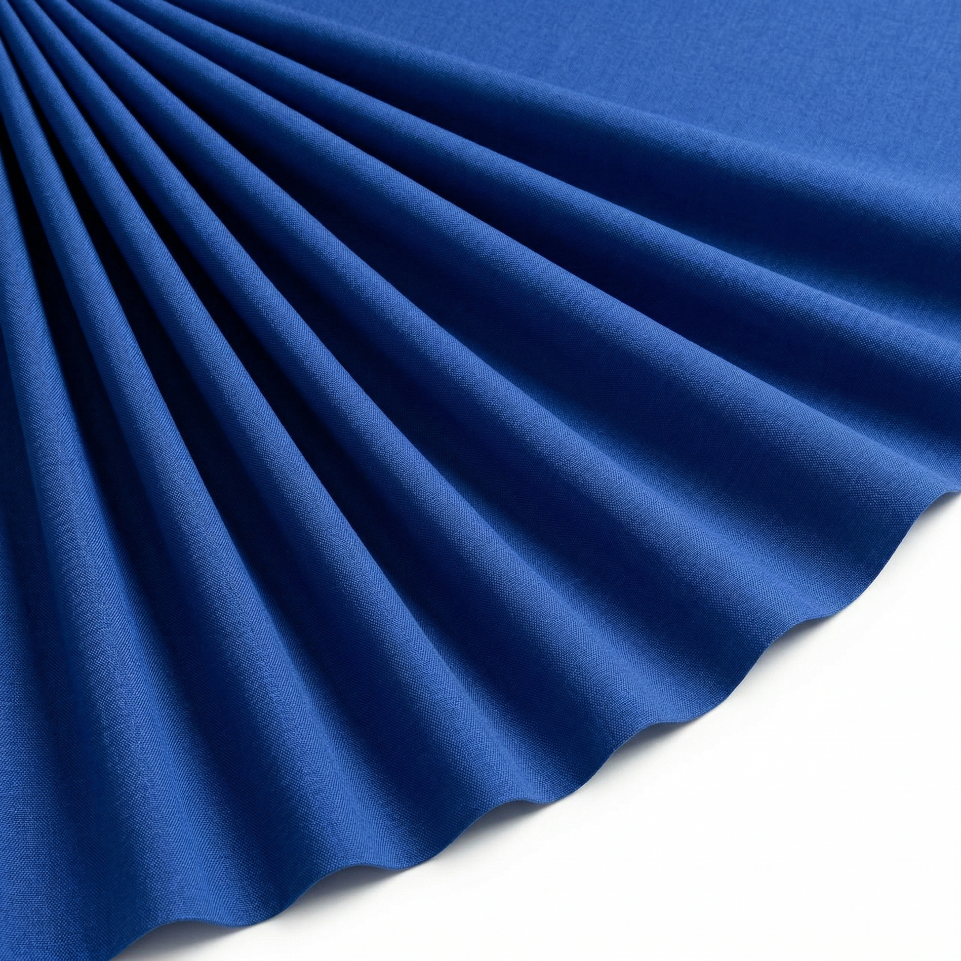 Tissu Toile Polycoton Largeur 240cm Uni Bleu roi