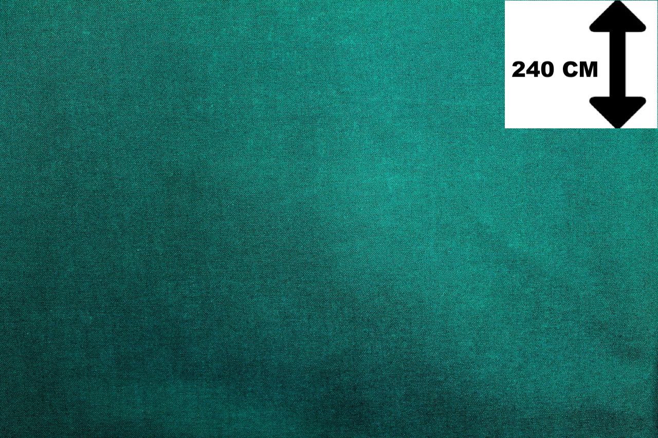Tissu Toile Polycoton Largeur 240cm Uni Vert émeraude