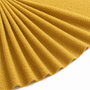 Tissu Bouclette Lainage Unie Jaune Safran
