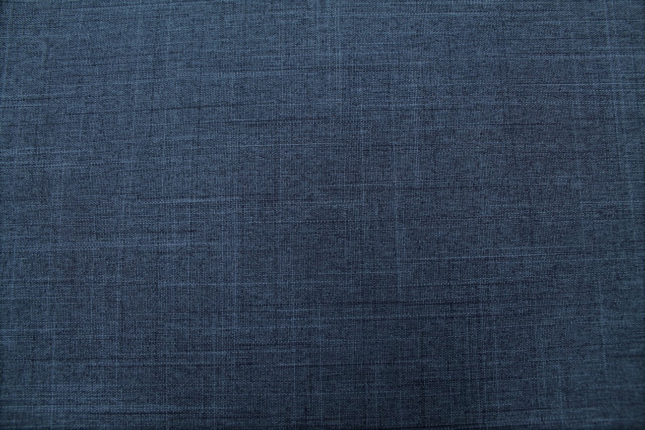 Tissu Burlington Toile résistante Indigo chiné