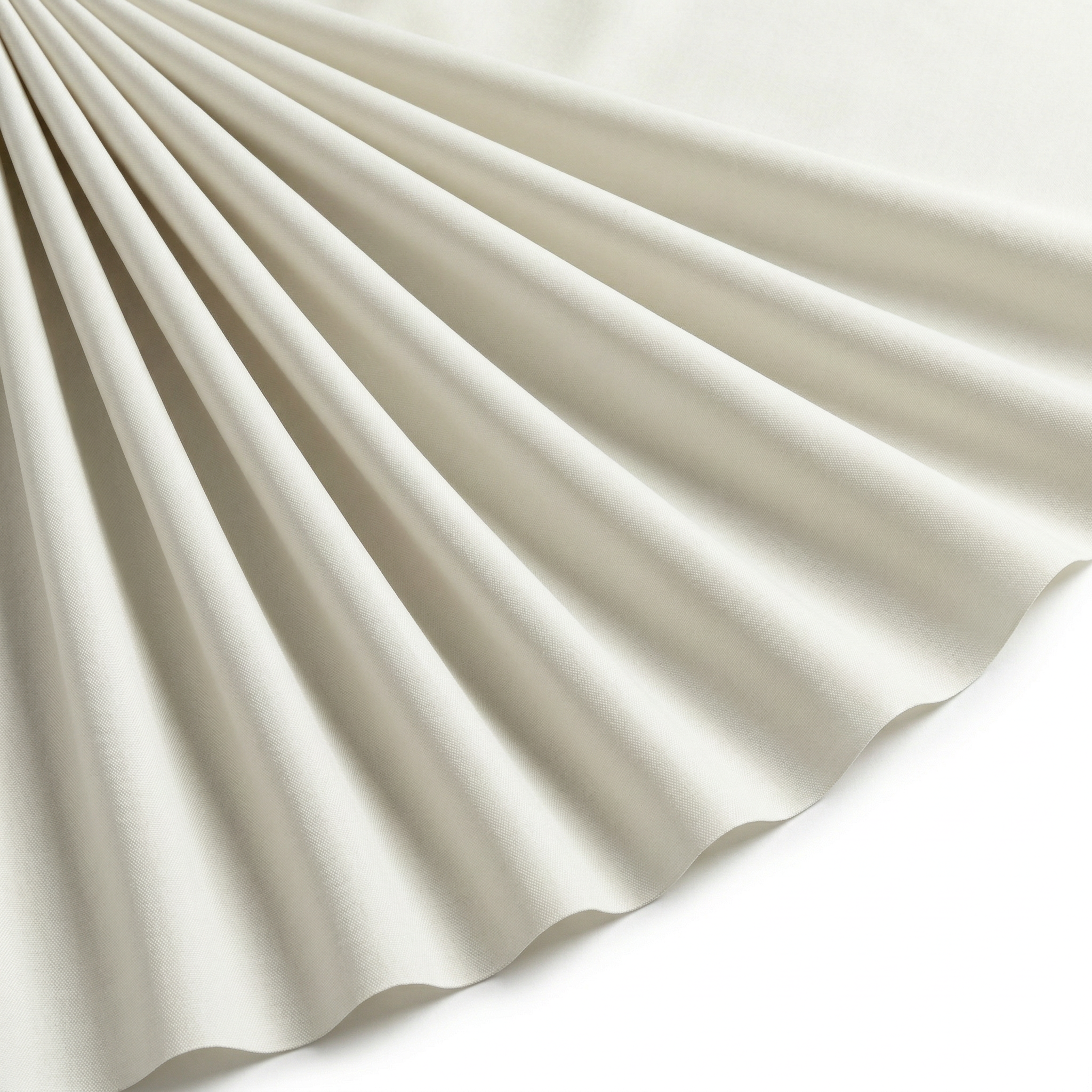Tissu Burlington Toile résistante Unie Blanc cassé