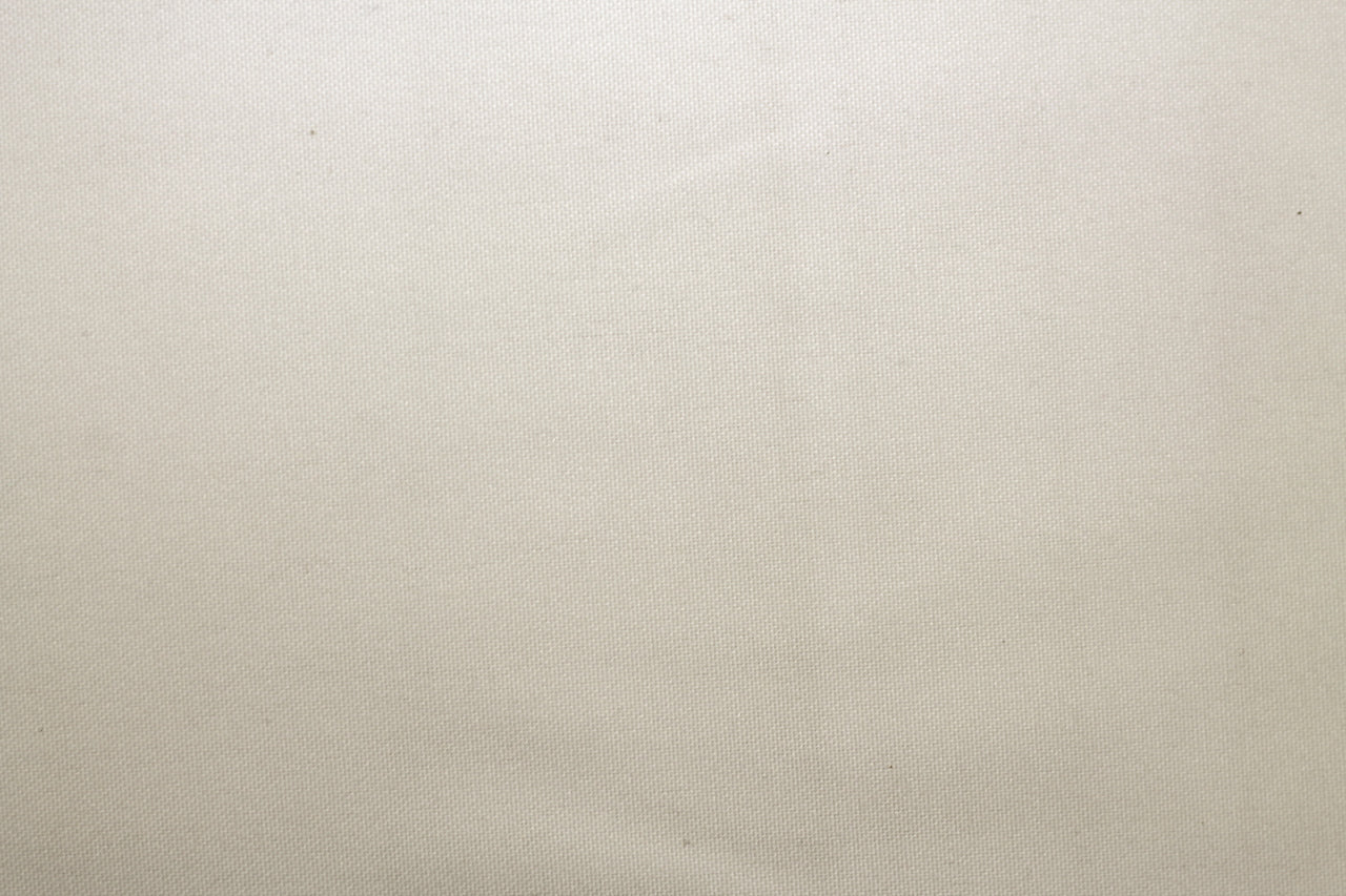 Tissu Burlington Toile résistante Unie Blanc cassé Largeur 300cm