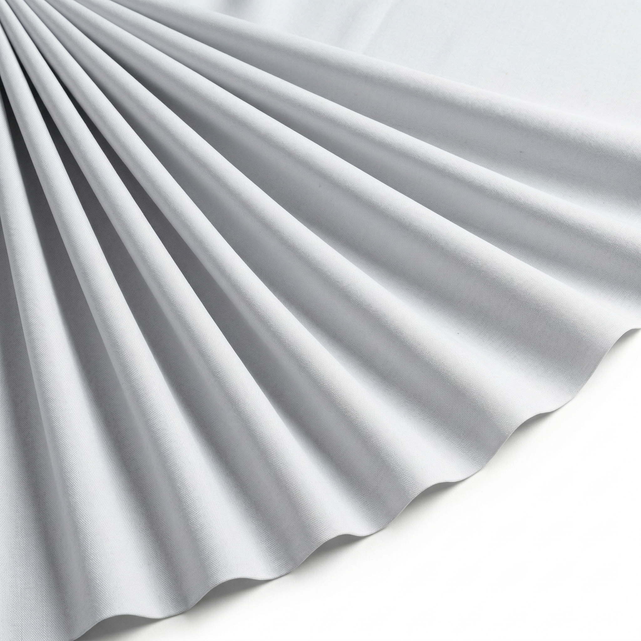 Tissu Burlington Toile résistante Unie Blanc
