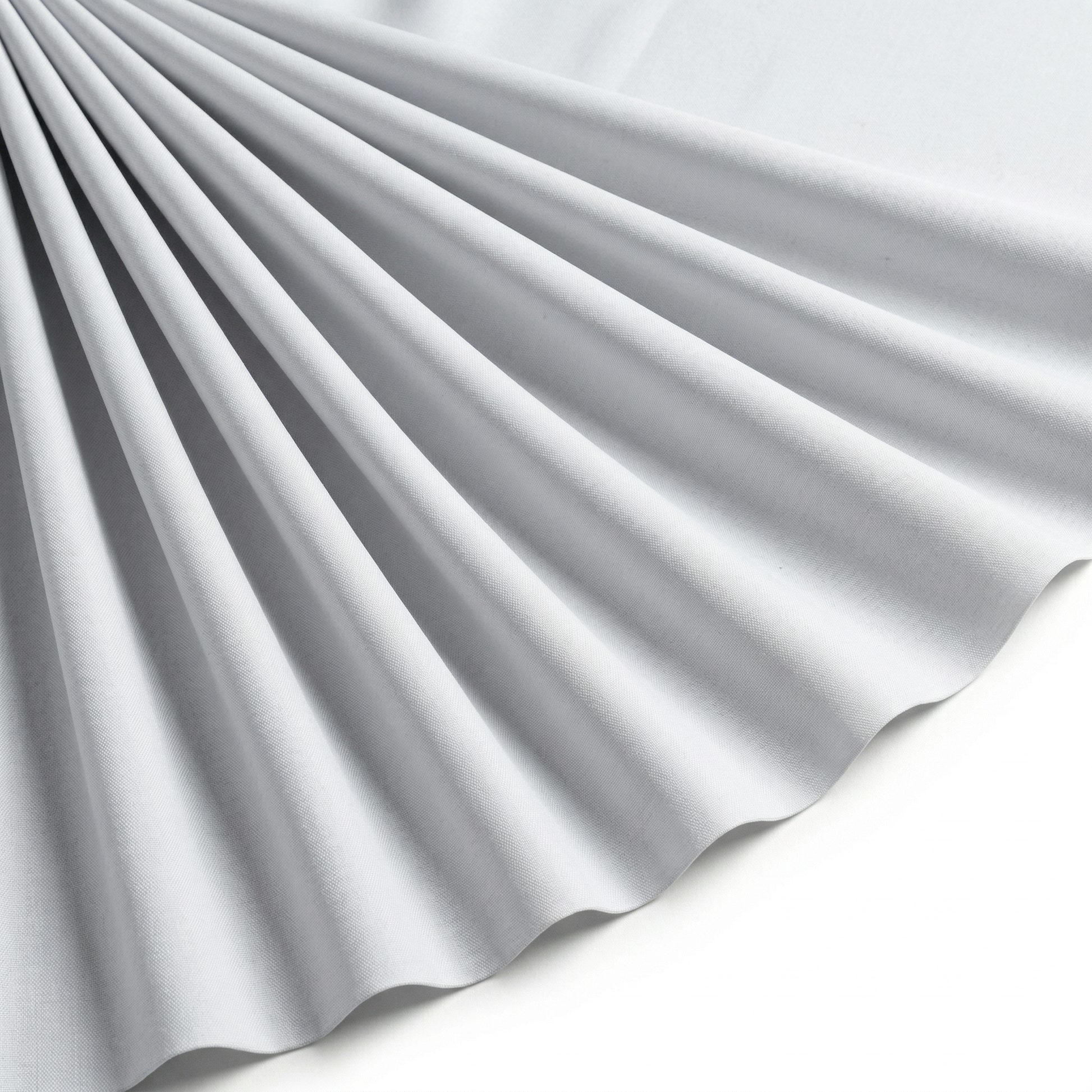 Tissu Burlington Toile résistante Unie Blanc