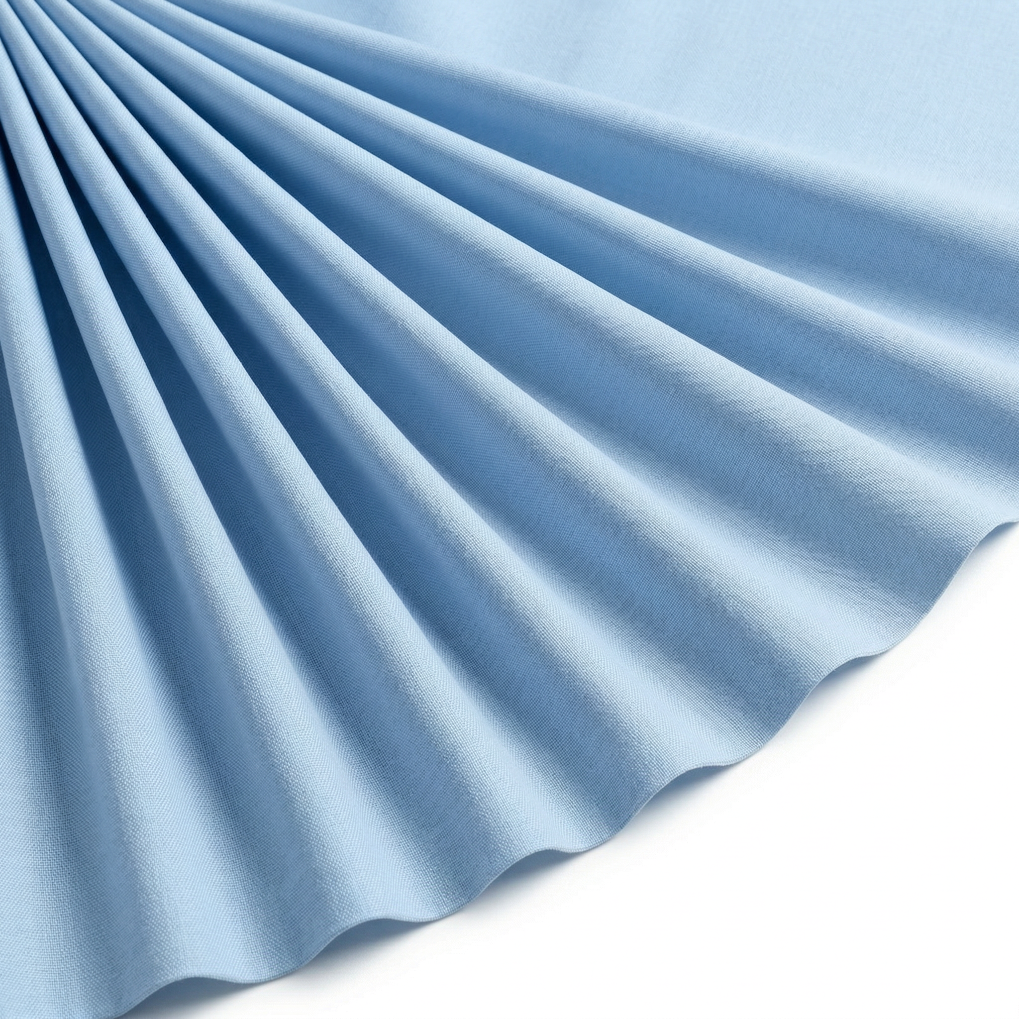 Tissu Burlington Toile résistante Unie Bleu Ciel