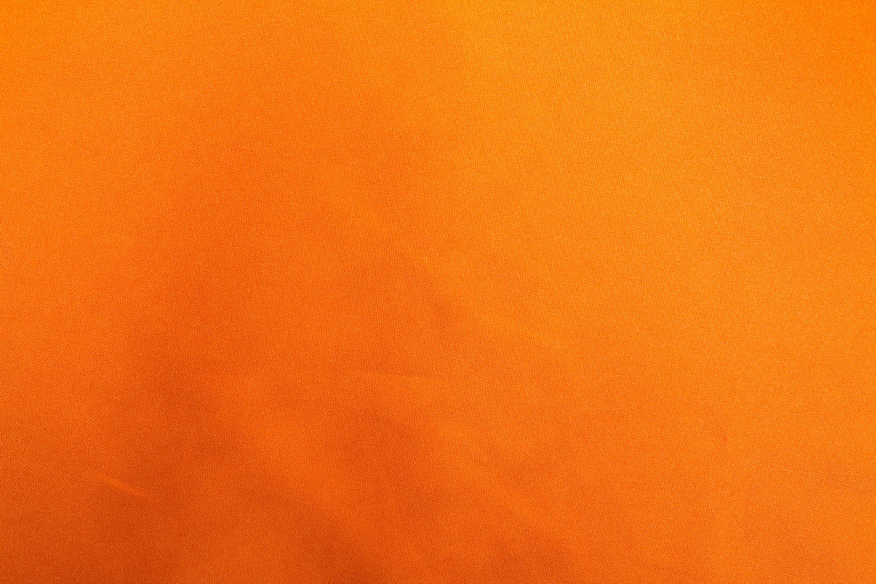 Tissu Burlington Toile résistante Unie Orange