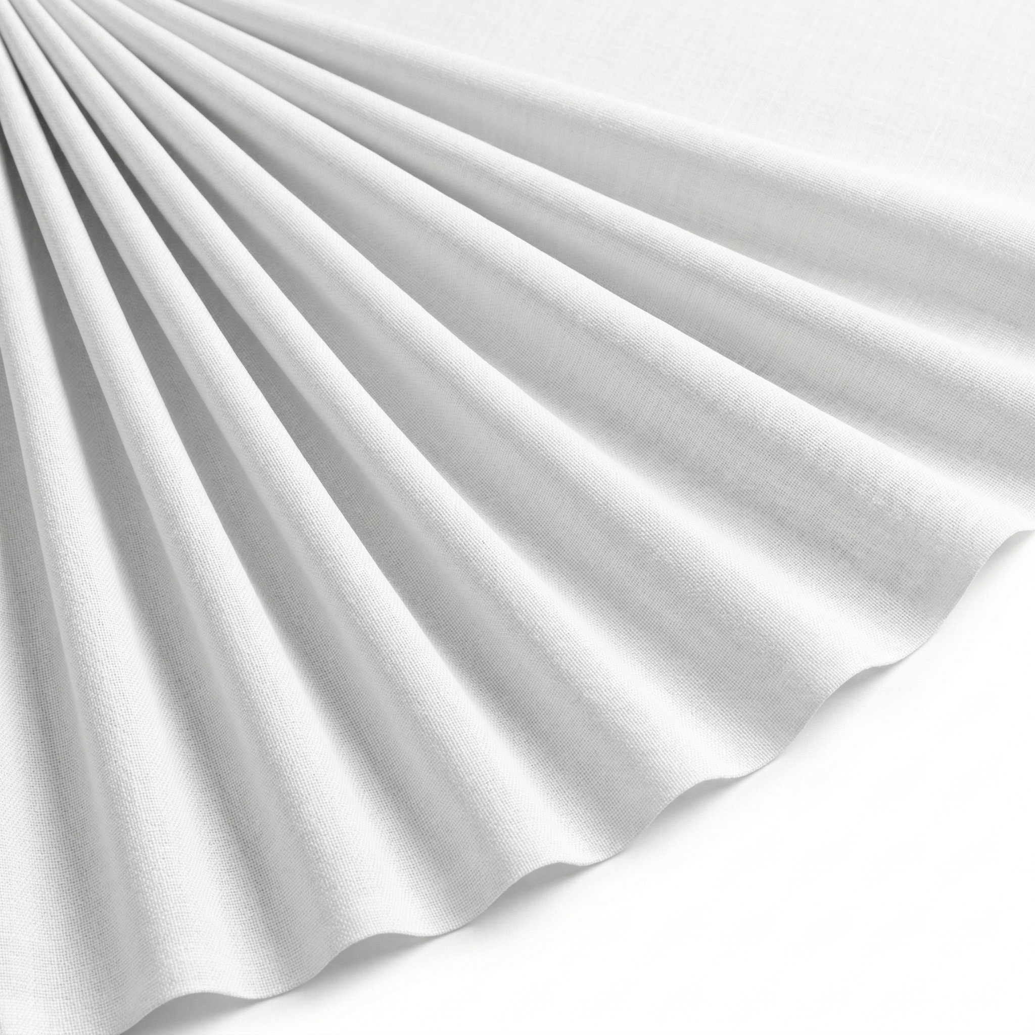 Tissu Cretonne de Coton Blanc