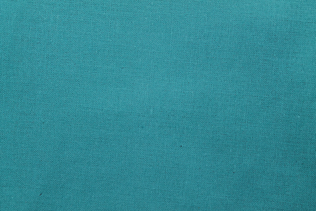 Tissu Cretonne de Coton Bleu Hawaï