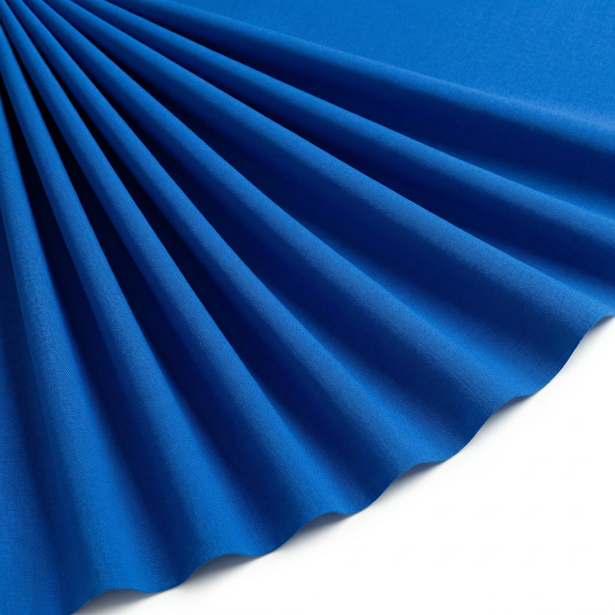 Tissu Cretonne de Coton Bleu roi