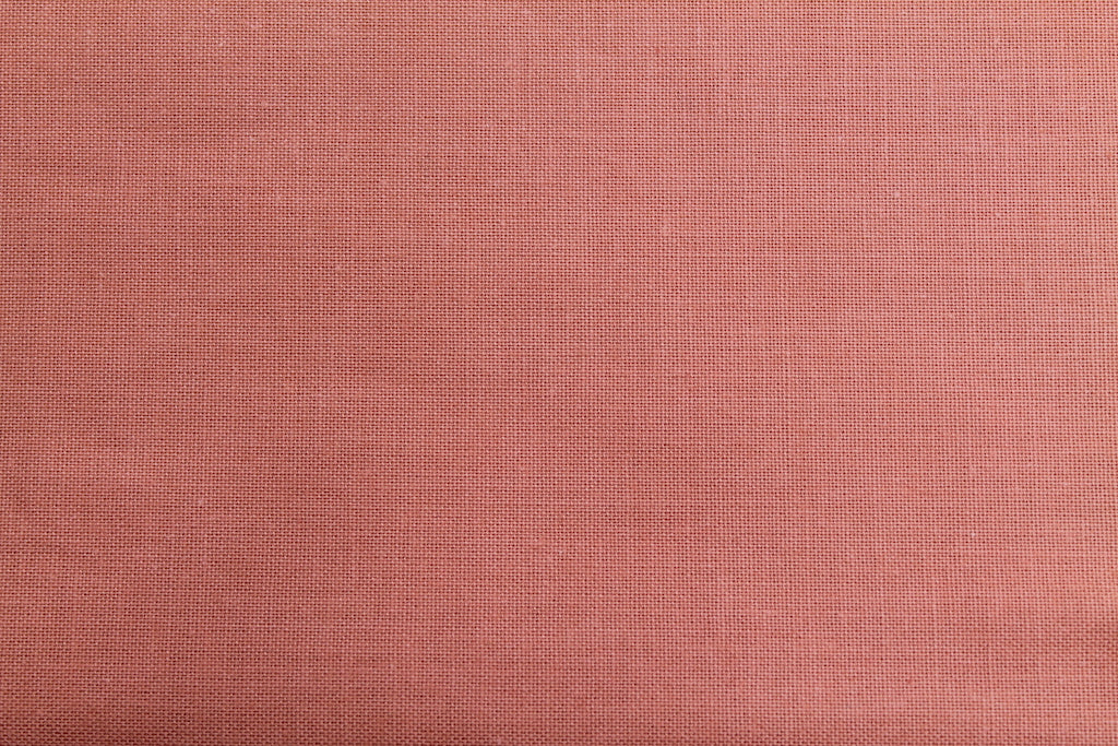 Tissu Cretonne de Coton Corail