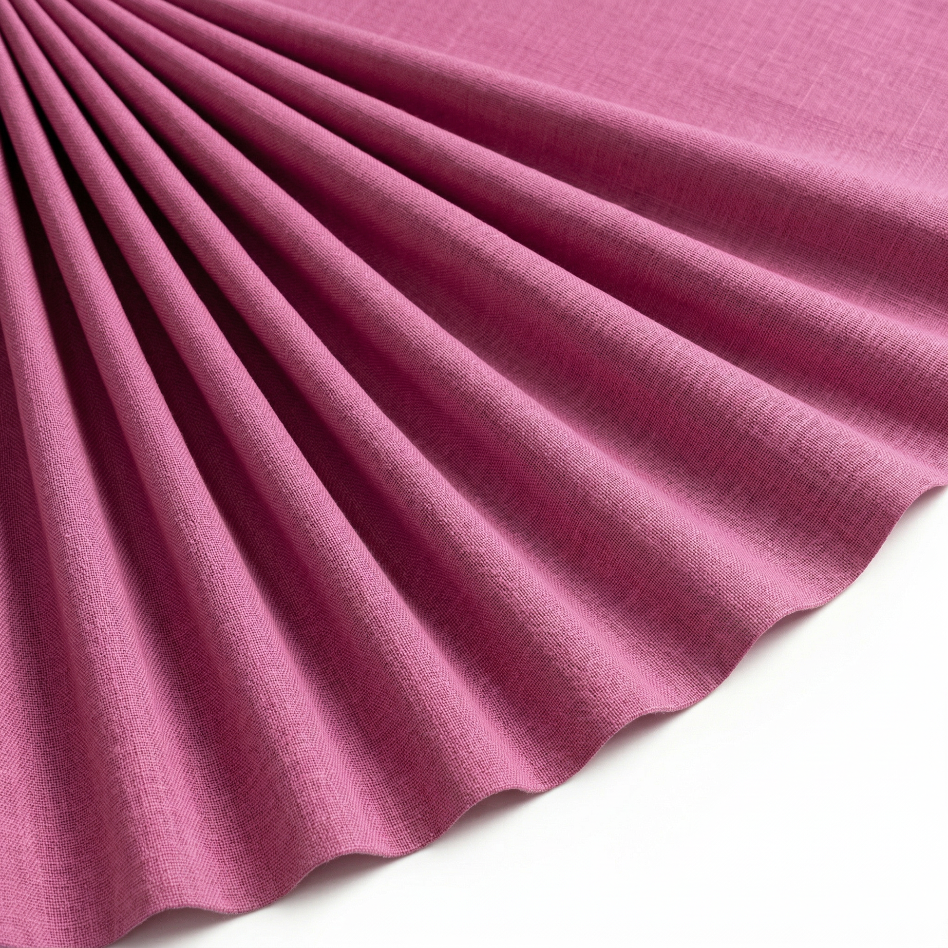 Tissu Cretonne de Coton Fuchsia clair