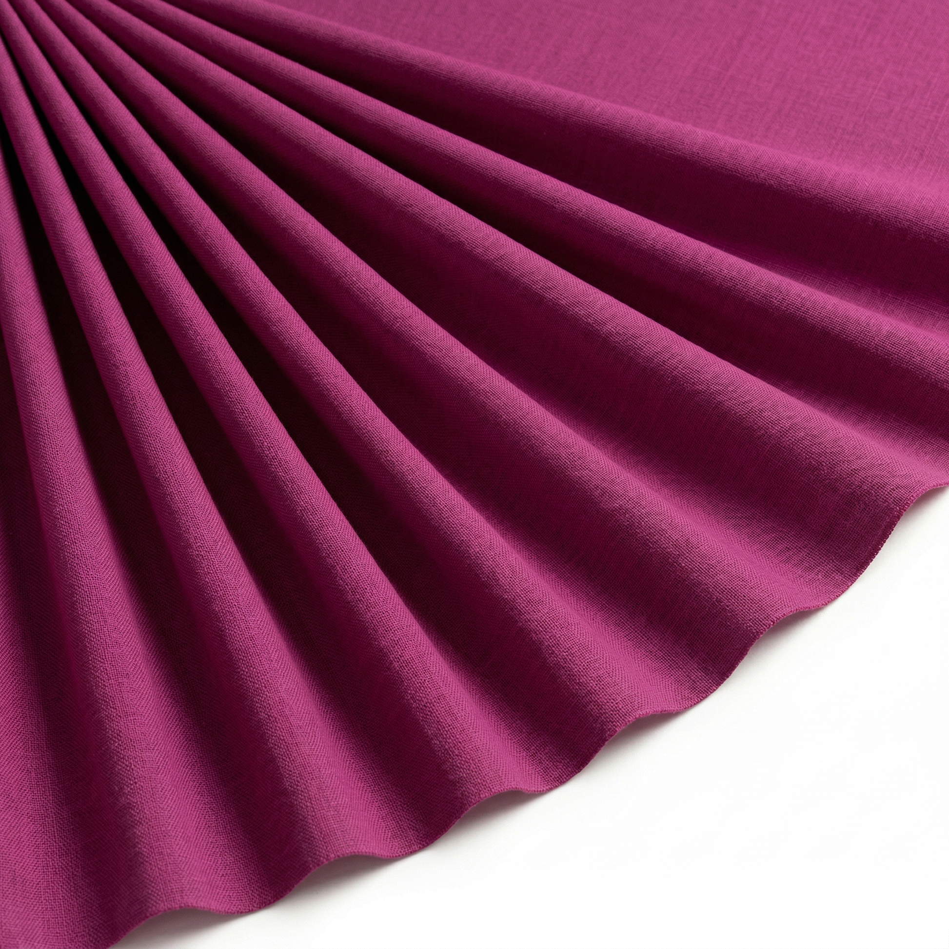 Tissu Cretonne de Coton Fuchsia foncé