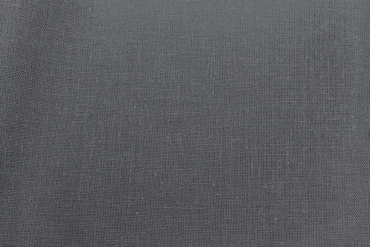 Tissu Cretonne de Coton Gris flanelle
