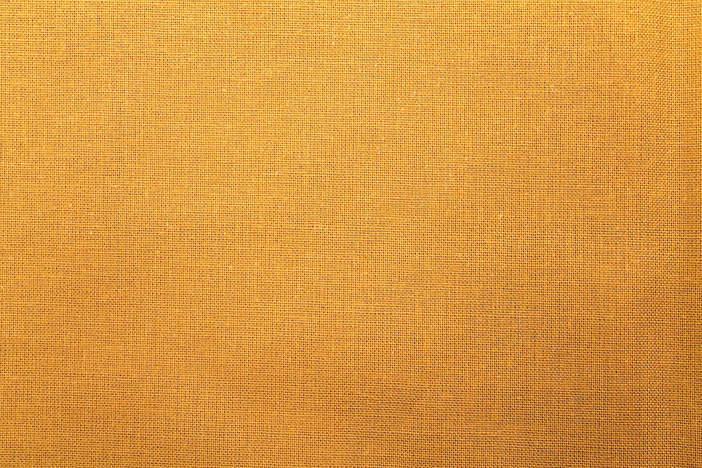 Tissu Cretonne de Coton Jaune Safran
