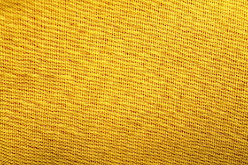 Tissu Cretonne de Coton Jaune soleil