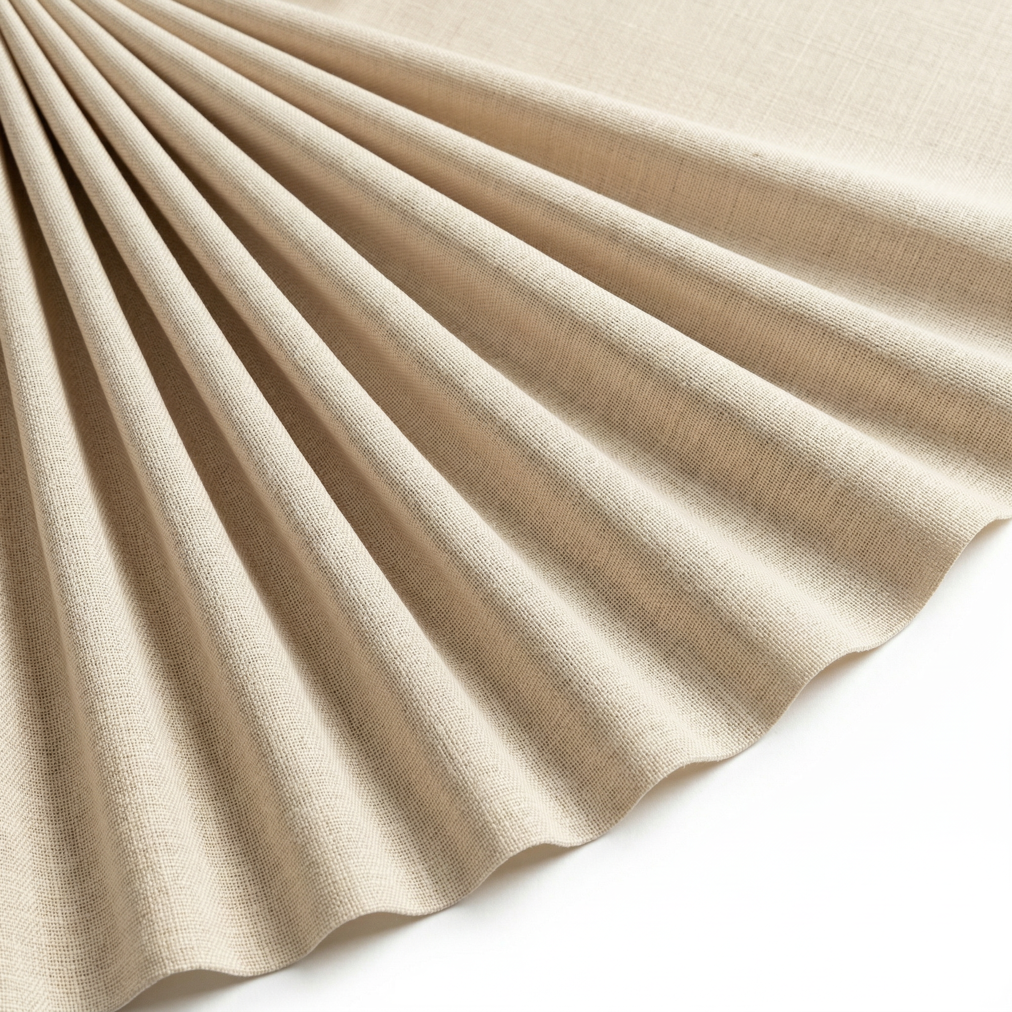 Tissu Cretonne de Coton Mastic