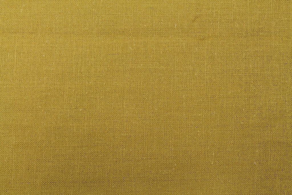 Tissu Cretonne de Coton Moutarde