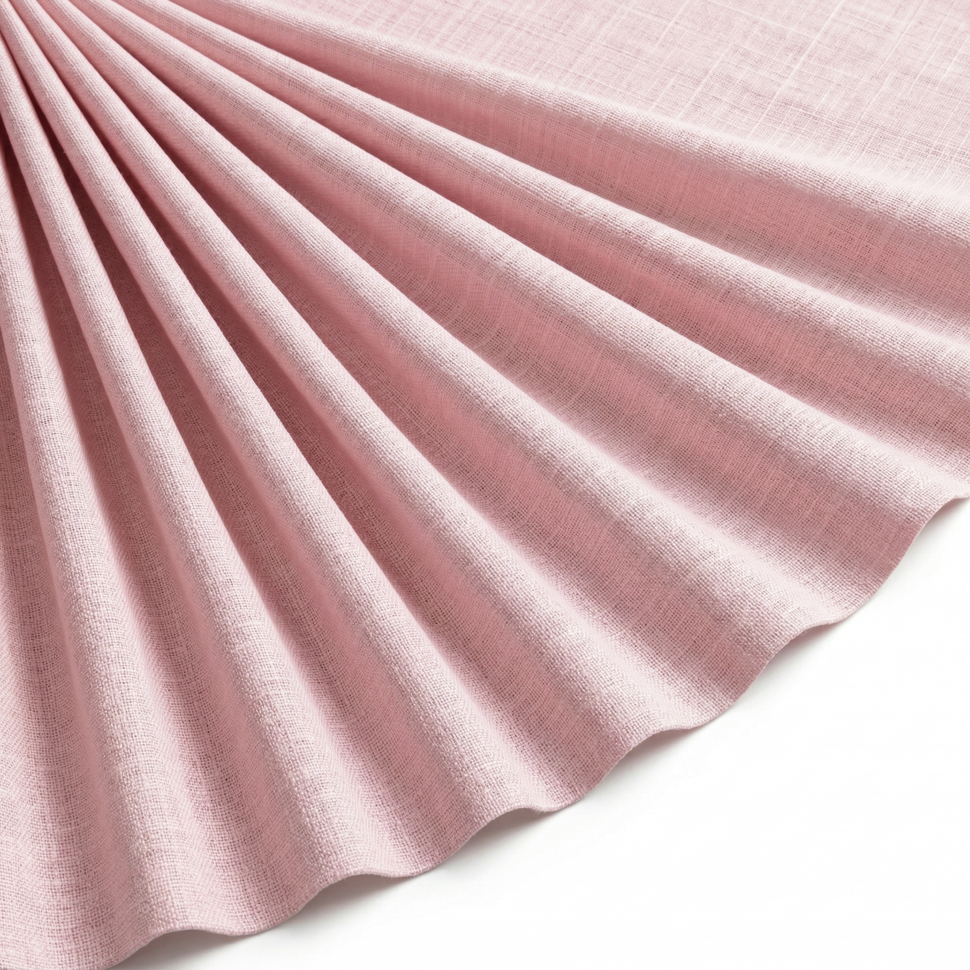 Tissu Cretonne de Coton Rose Blush