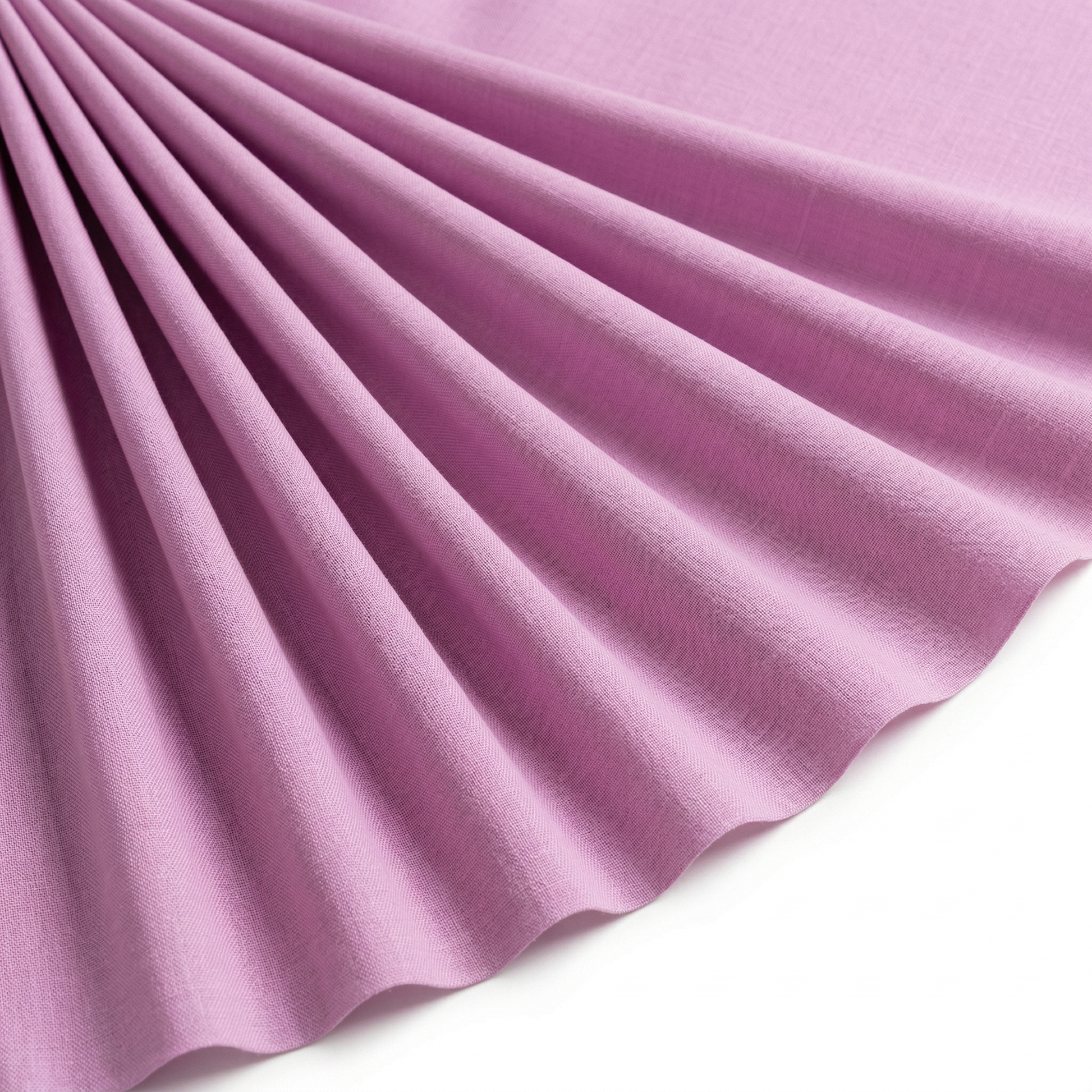 Tissu Cretonne de Coton Rose