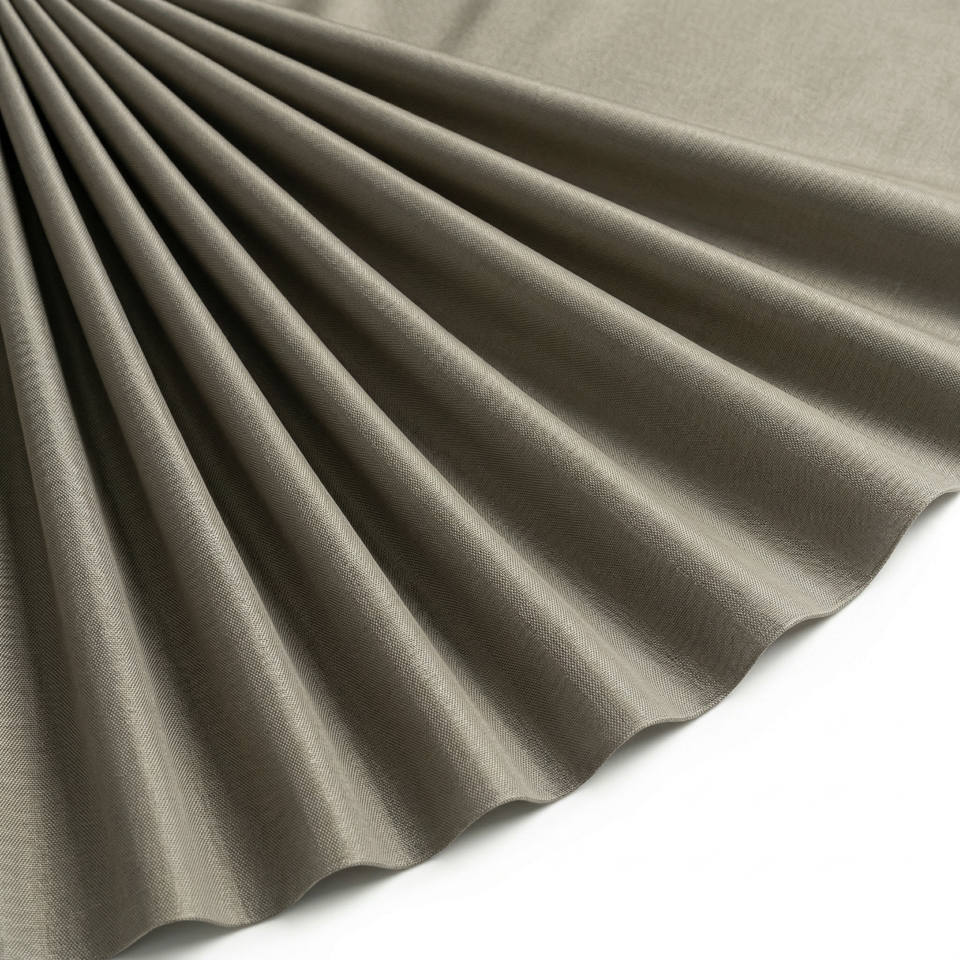 Tissu Cretonne de Coton Taupe