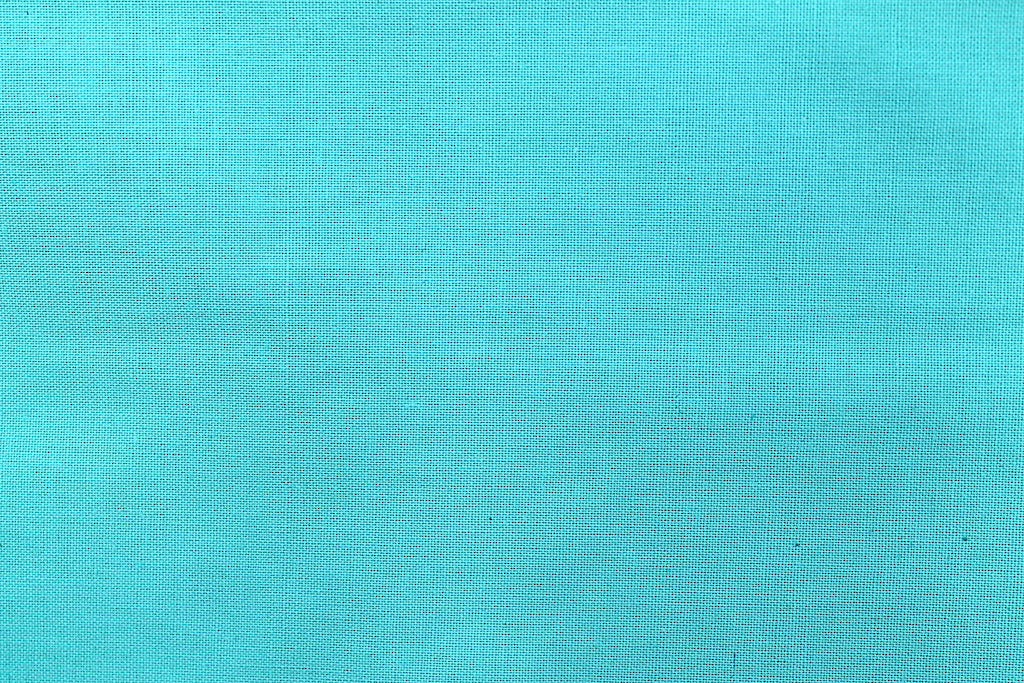 Tissu Cretonne de Coton Turquoise clair