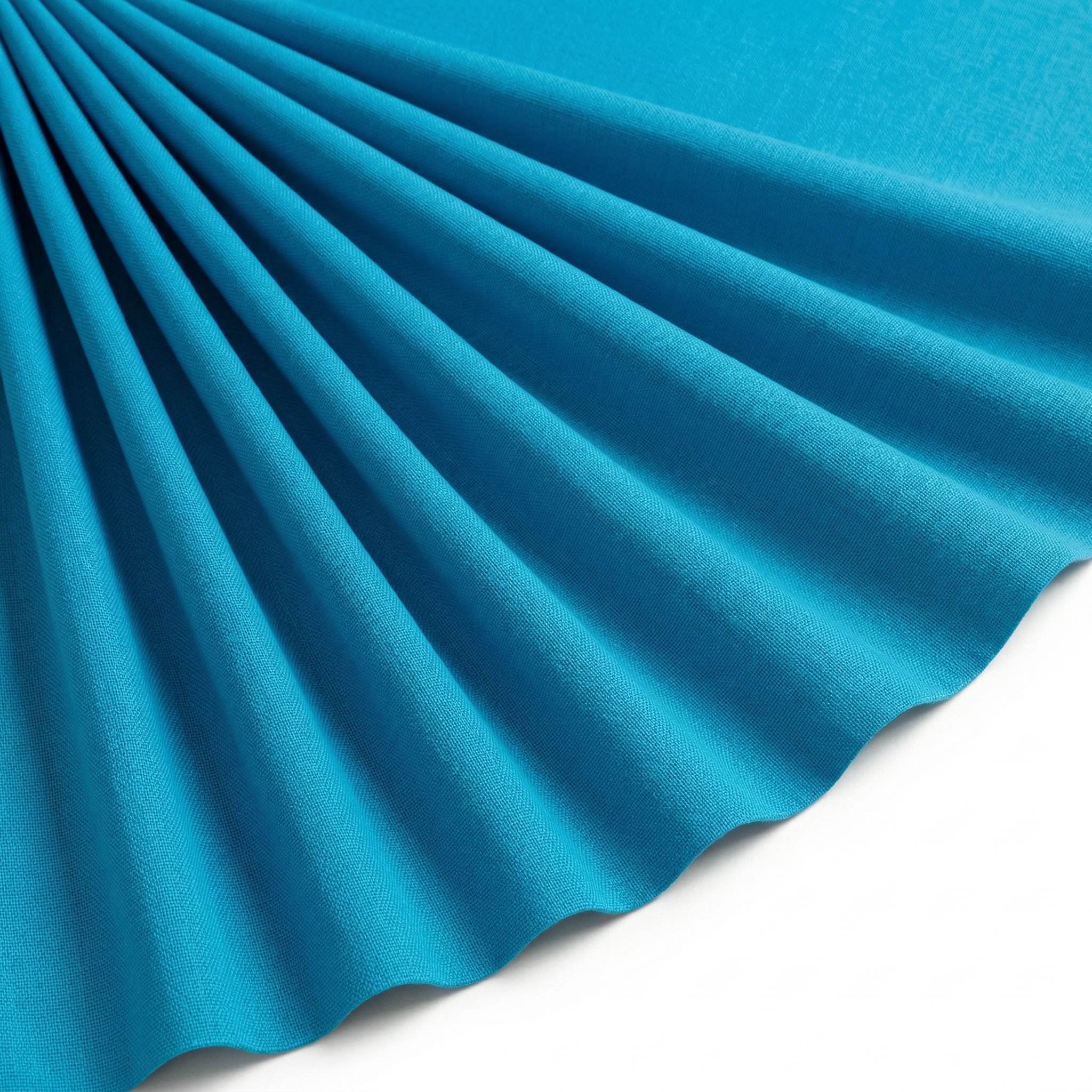 Tissu Cretonne de Coton Turquoise foncé