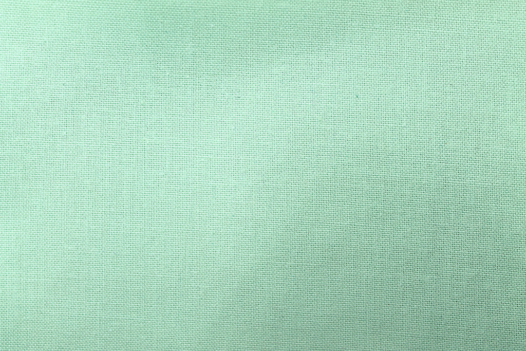 Tissu Cretonne de Coton Vert d'eau