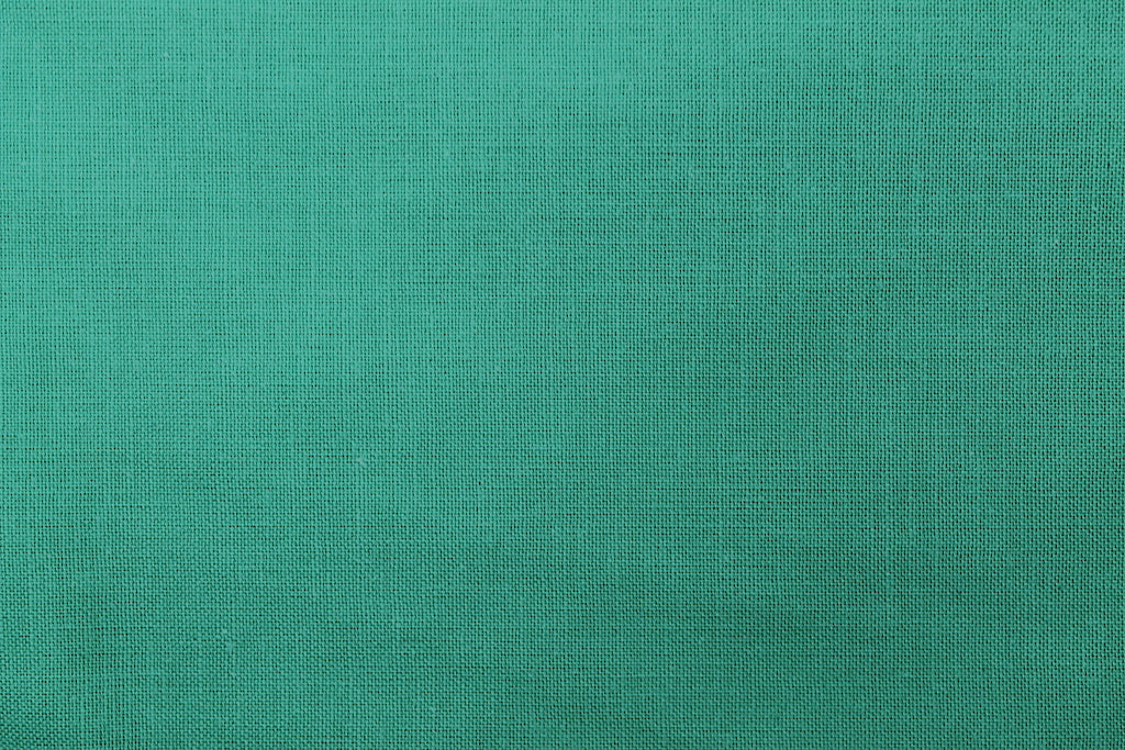 Tissu Cretonne de Coton Vert émeraude