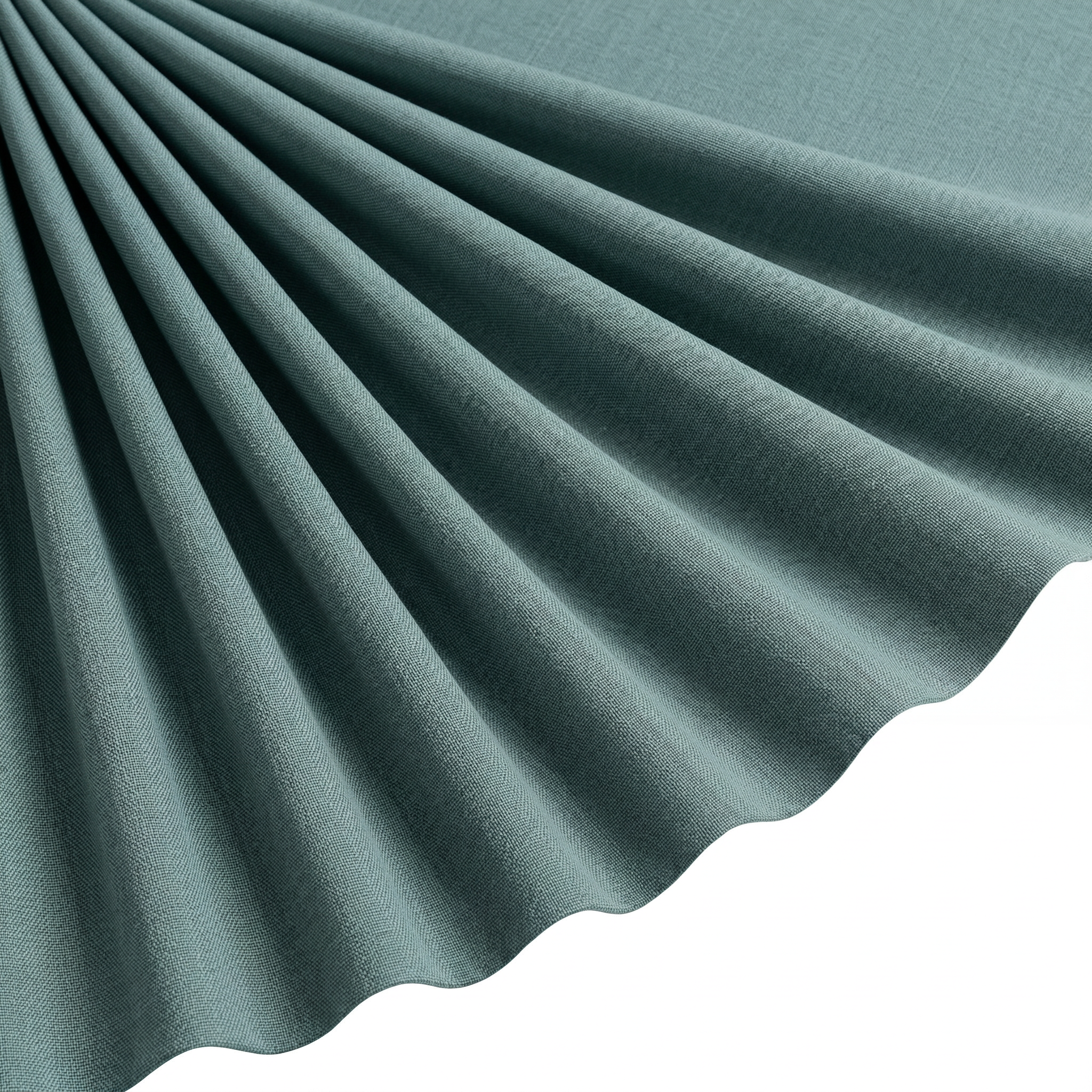 Tissu Cretonne de Coton Vert thym