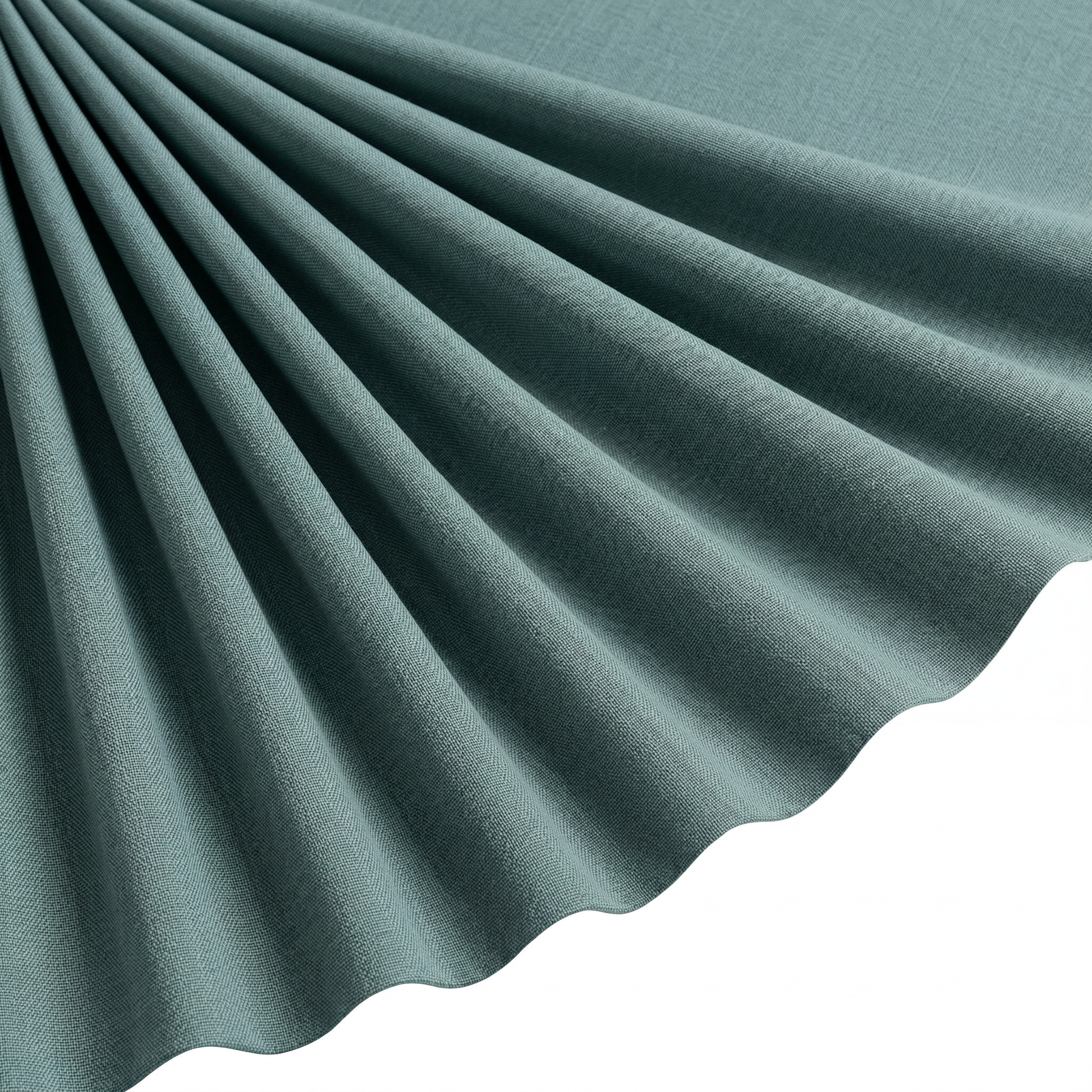 Tissu Cretonne de Coton Vert thym