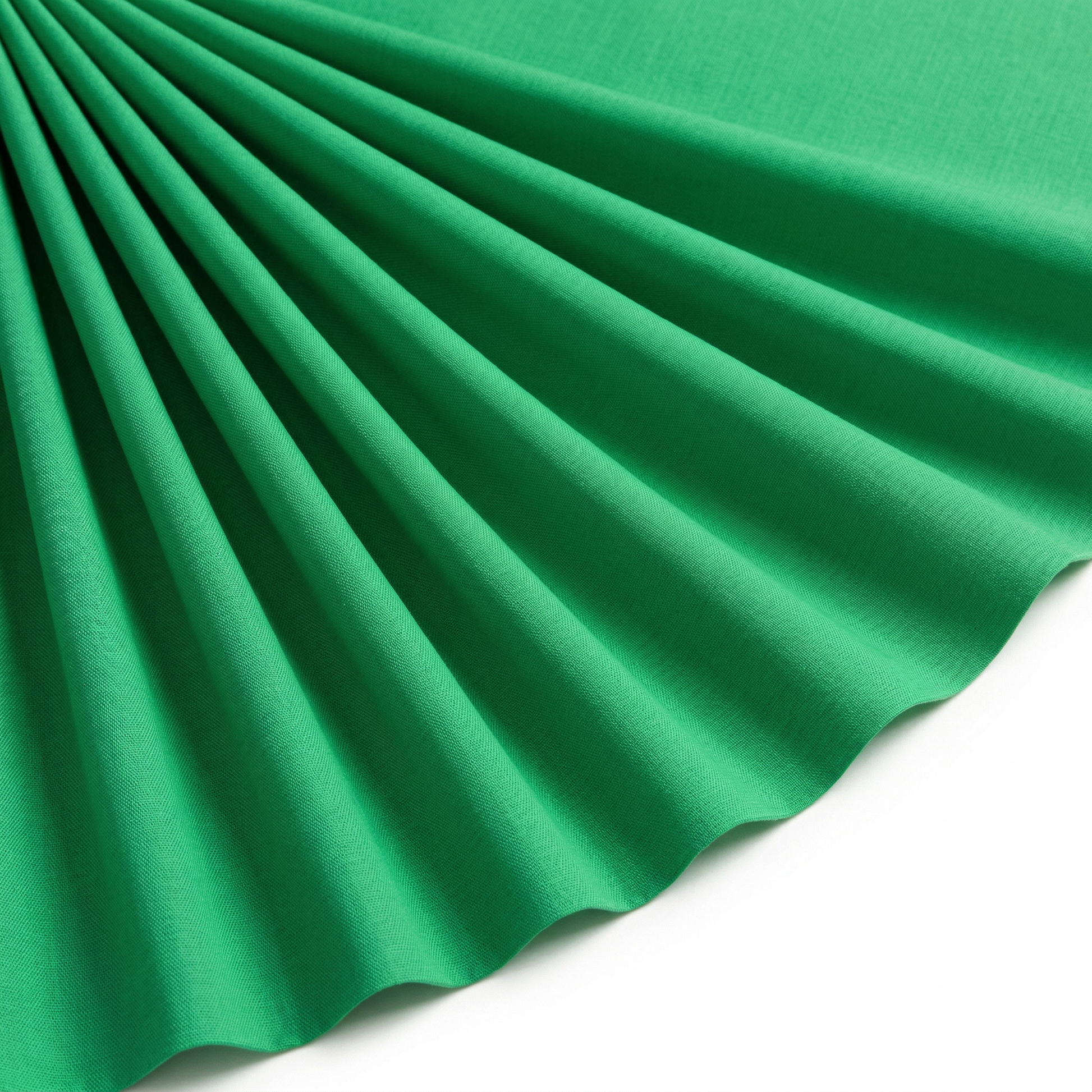 Tissu Cretonne de Coton Vert