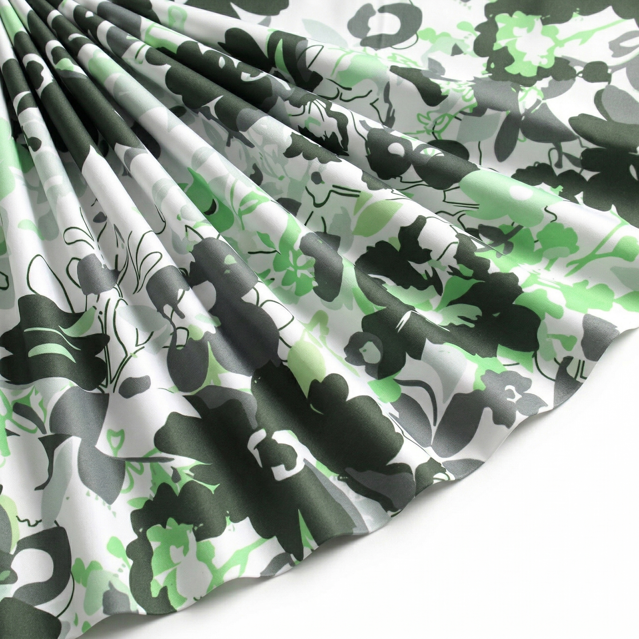 Tissu Doublure Imperméable Imprimé Fleur Forest