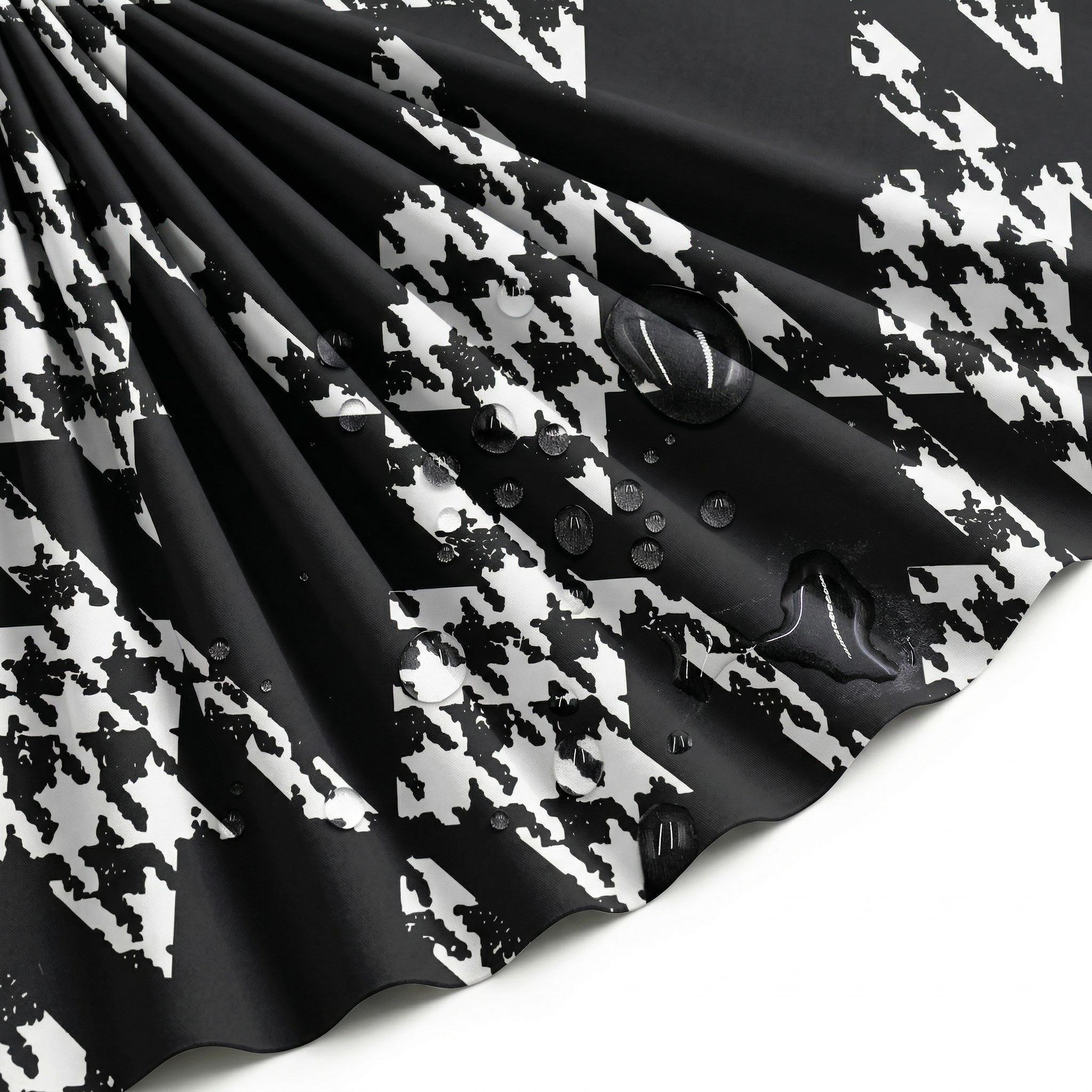 Tissu Doublure Imperméable Imprimé Pied de Poule