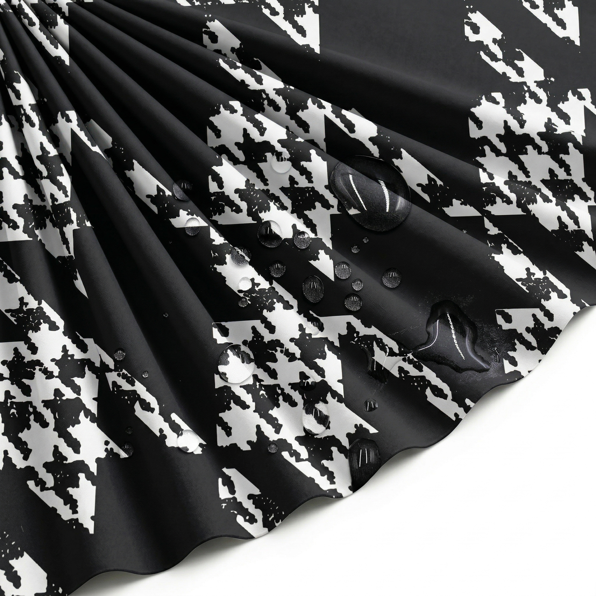 Tissu Doublure Imperméable Imprimé Pied de Poule