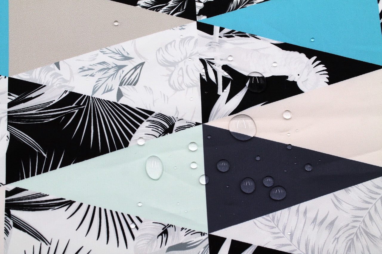 Tissu Doublure Imperméable Imprimé Triangle Tropical