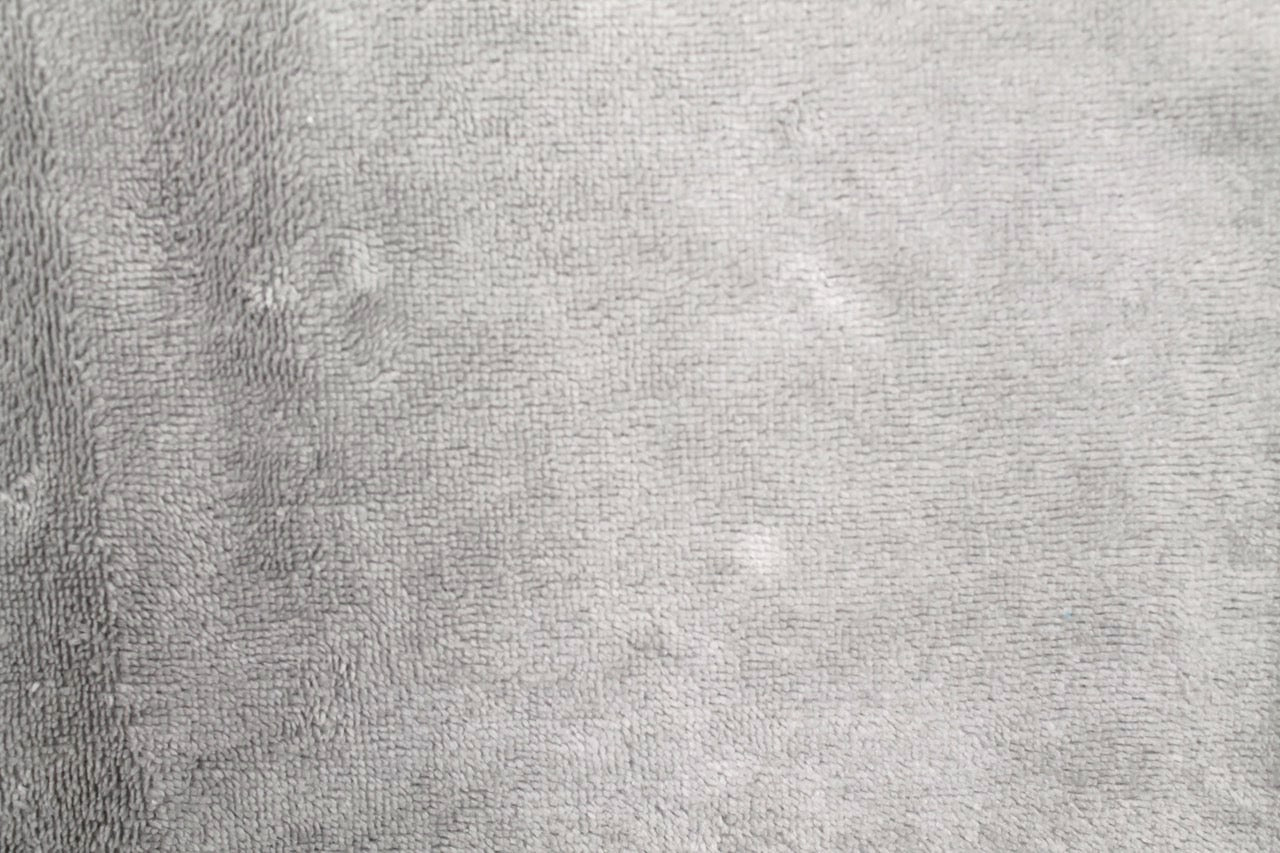 Tissu Éponge Bambou Micro Uni Gris clair