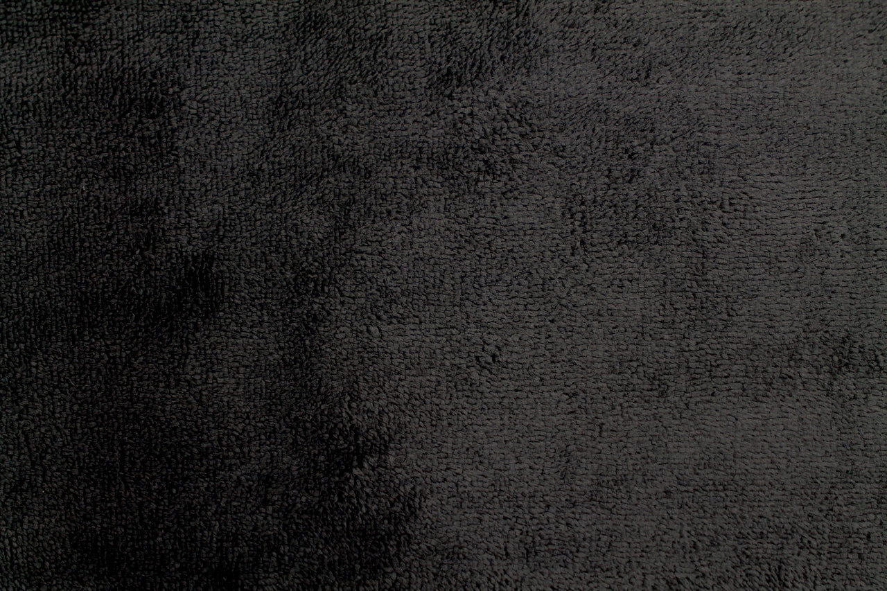 Tissu Éponge Bambou Micro Uni Gris foncé
