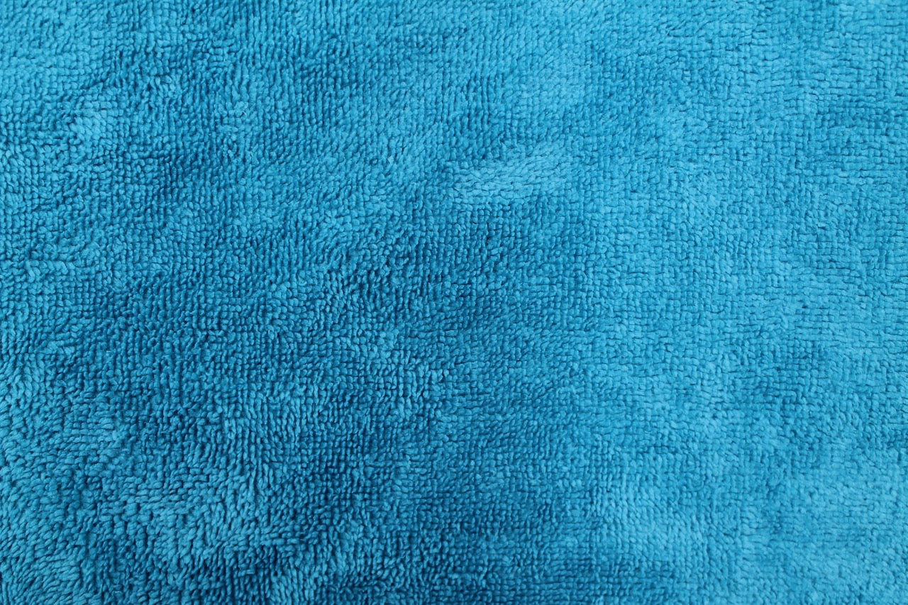 Tissu Éponge Bambou Micro Uni Turquoise