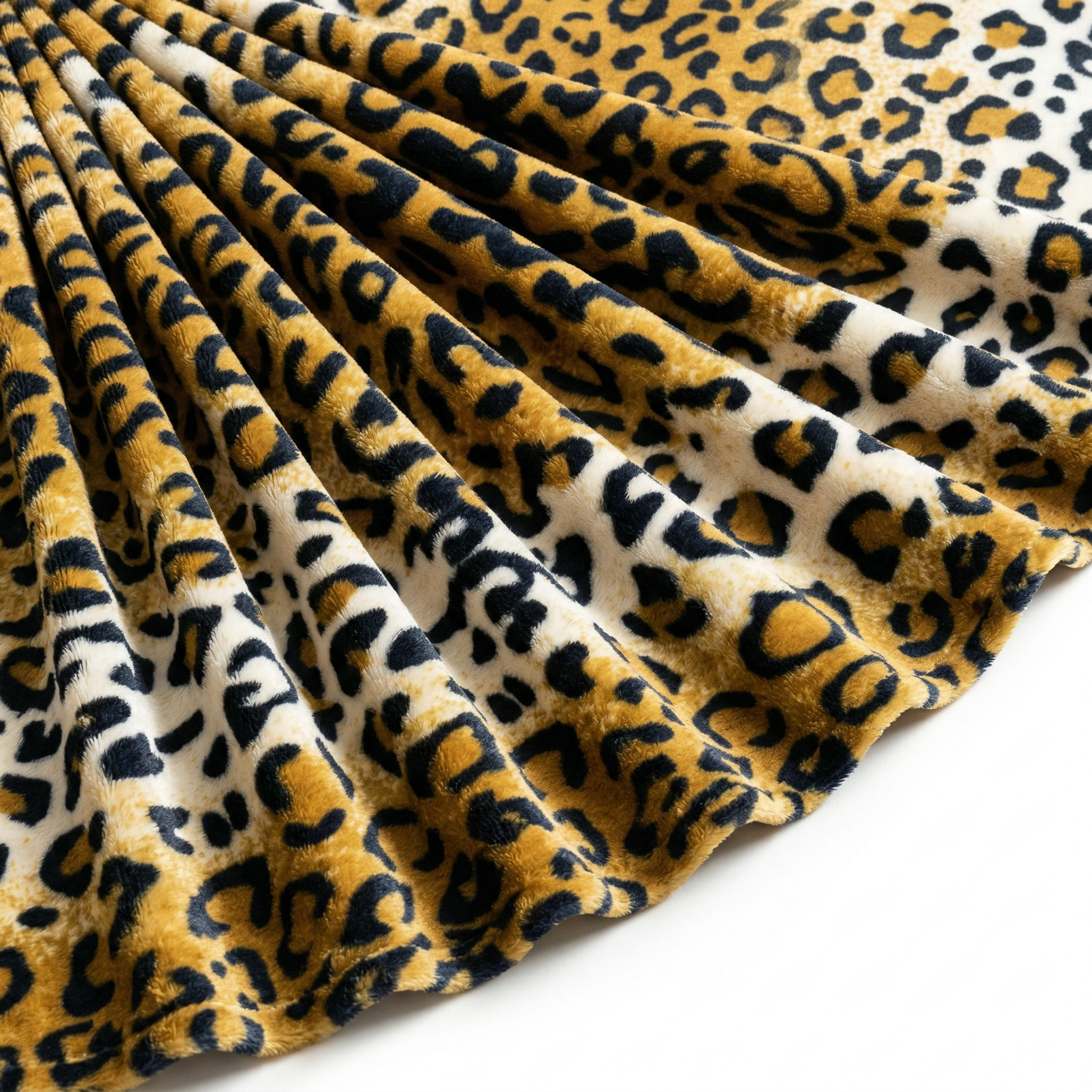 Tissu Fausse Fourrure Peau de bête Guépard