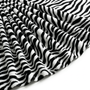 Tissu Fausse Fourrure Peau de bête Zèbre