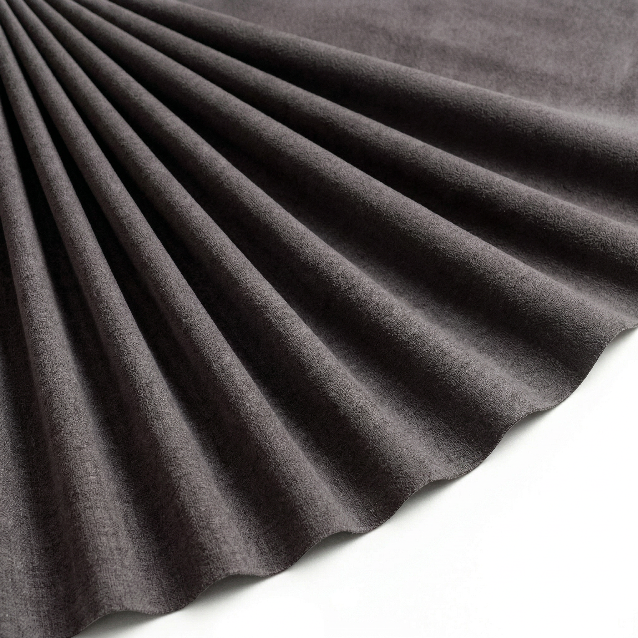 Tissu Flanelle de Coton Uni Chataigne